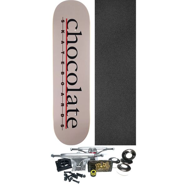 Chocolate Skateboards Erik Herrera The Bar Logo Skateboard Deck - 8.5" x 31.875" - Complete Skateboard Bundle